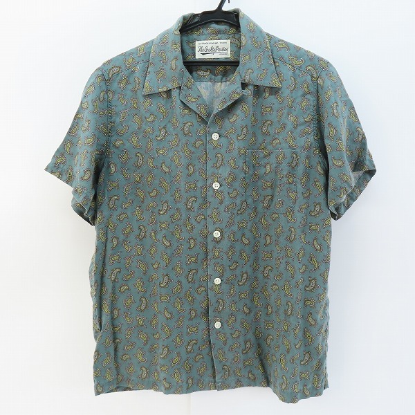 実際に弊社で買取させて頂いたWACKO MARIA/ワコマリア  ペイズリー柄 シャツ ブルー/M