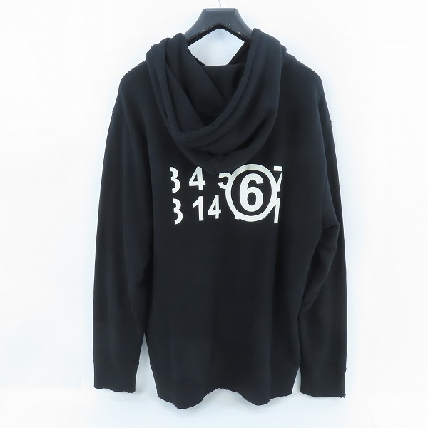 実際に弊社で買取させて頂いたMM6 Maison Margiela/エムエム6 マルタンマルジェラ ロゴ パーカー S52GU0191/Lの画像 1枚目