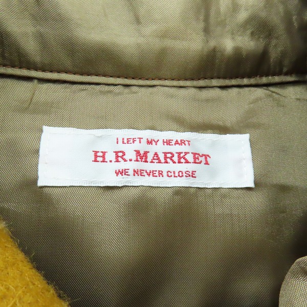 実際に弊社で買取させて頂いたHOLLYWOOD RANCH MARKET/ハリウッドランチマーケット ウール混 バックプリント CPOシャツジャケット ST1240SP /2の画像 2枚目