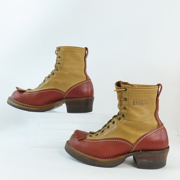 実際に弊社で買取させて頂いたWESCO/ウエスコ Jobmaster/ジョブマスター WO83467 レースアップブーツ 7.5Eの画像 3枚目