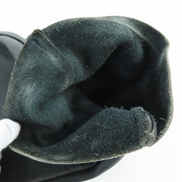 実際に弊社で買取させて頂いたSchott/ショット レザー パンツ 牛革 ブラック/29の画像 8枚目