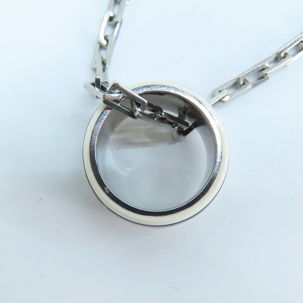 実際に弊社で買取させて頂いたEMPORIO ARMANI/エンポリオアルマーニ リングチャーム ネックレスの画像 1枚目