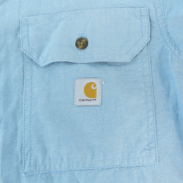 実際に弊社で買取させて頂いたCarhartt/カーハート LOOSE FIT MIDWEIGHT CHAMBRAY LONG-SLEEVE SHIRT シャンブレーシャツ 104368 Sの画像 3枚目