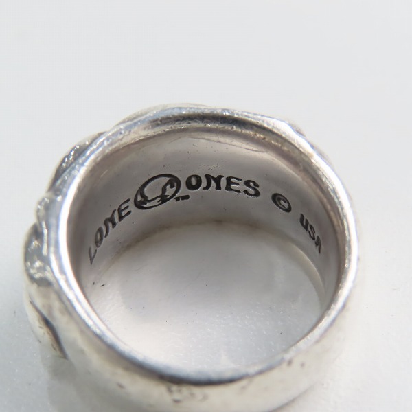 実際に弊社で買取させて頂いたLONE ONES/ロンワンズ Cosmic Union Ring/コスミックユニオンリング w/2ルビー 18号の画像 6枚目