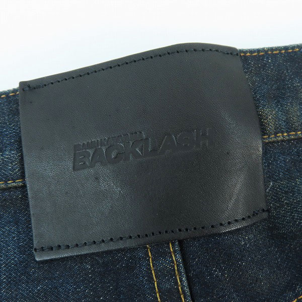 実際に弊社で買取させて頂いたISAMU KATAYAMA BACKLASH/バックラッシュ MULTIPLICATION 13oz ストレートデニムパンツ 1483-01 Lの画像 3枚目