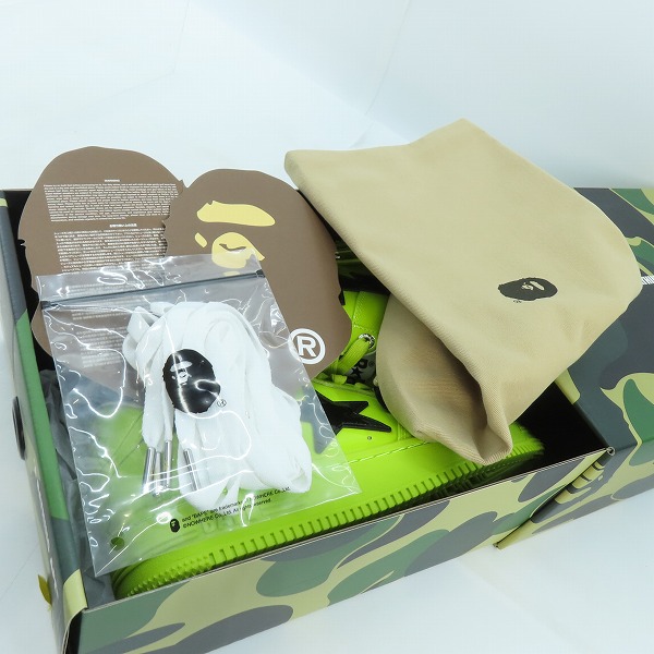 実際に弊社で買取させて頂いたA BATHING APE/アベイジングエイプ BAPE STA/ベイプスタ OZXSHM191302/26の画像 8枚目