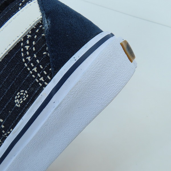 実際に弊社で買取させて頂いた【未使用】VANS/バンズ ペイズリー柄 ハイカットスニーカー 584639-0001/26の画像 6枚目