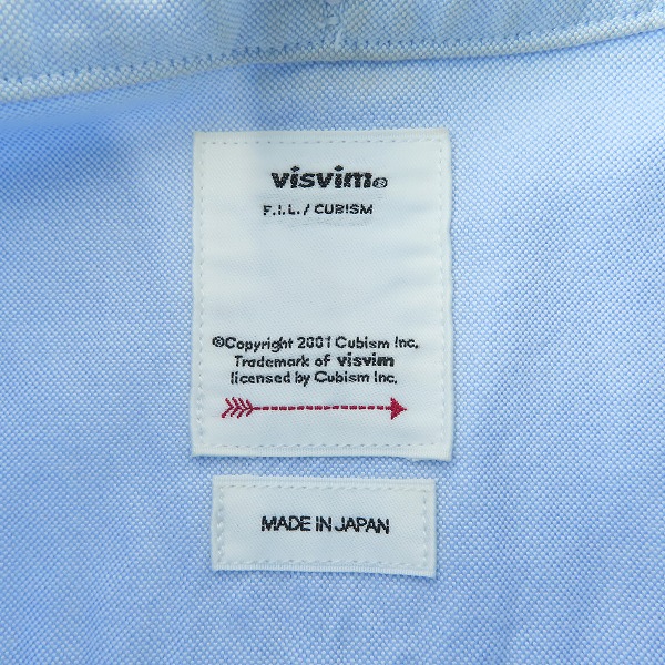 実際に弊社で買取させて頂いたvisvim/ヴィスヴィム 長袖シャツ 0120205011001/3の画像 2枚目