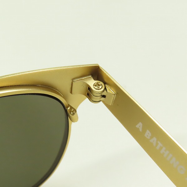 実際に弊社で買取させて頂いたA BATHING APE/アベイシングエイプ サングラス/アイウェア BS13003の画像 4枚目