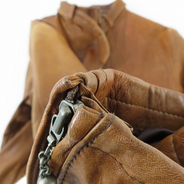 実際に弊社で買取させて頂いたglamb/グラム 羊革/ラム レザー ジャケット/3の画像 9枚目