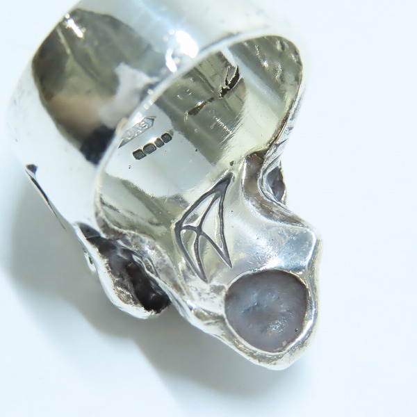 実際に弊社で買取させて頂いたCRAZY PIG/クレイジーピッグ トライバルスカルリング/17.5号の画像 6枚目