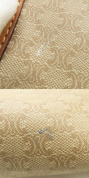 実際に弊社で買取させて頂いたCELINE/セリーヌ ロゴ マカダム柄 クラッチバッグ/ポーチ M07 の画像 9枚目