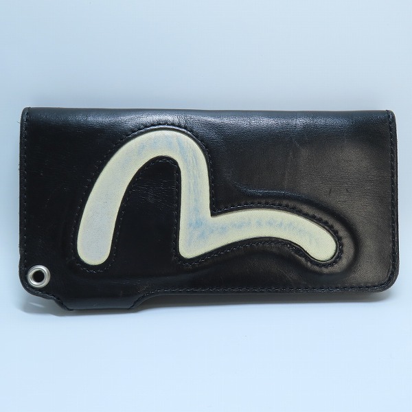 実際に弊社で買取させて頂いたEVISU/エヴィス ロングウォレット/長財布の画像 1枚目