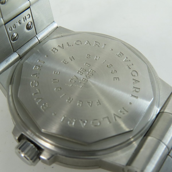 実際に弊社で買取させて頂いたBVLGARI/ブルガリ ディアゴノ スポーツ デイト AUTOMATIC/オートマチック/自動巻き 腕時計/ウォッチ LCV35Sの画像 4枚目
