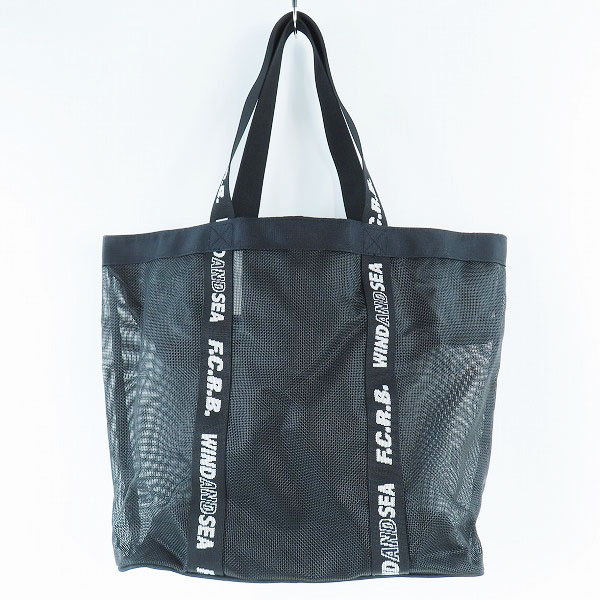 実際に弊社で買取させて頂いた【未使用】F.C.Real Bristol×WIND AND SEA/FCレアルブリストル×ウィンダンシー メッシュトートバッグ FCRB-230142の画像 1枚目
