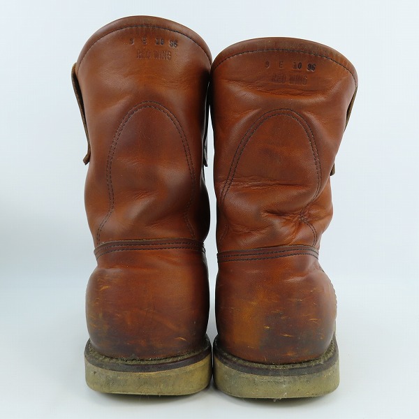 実際に弊社で買取させて頂いたRED WING/レッドウイング 犬タグ ペコス ブーツ/ロングブーツ 00866/9Eの画像 1枚目