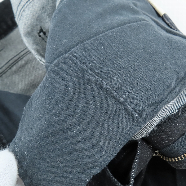 実際に弊社で買取させて頂いたLAD MUSICIAN/ラッドミュージシャン ブラック デニムパンツ ジーンズ 2206-503/44の画像 7枚目