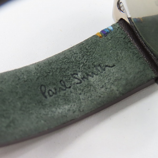 実際に弊社で買取させて頂いたPaul Smith/ポールスミス クローズドアイ クォーツ メンズ腕時計 1116-T020640の画像 4枚目