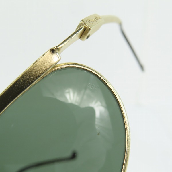 実際に弊社で買取させて頂いたRayBan/レイバン B&L メタルツイストオーバル  サングラス/アイウェア W2568の画像 6枚目
