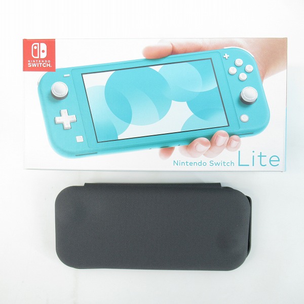 実際に弊社で買取させて頂いた任天堂 Nintendo Switch Lite/ニンテンドー スイッチ ライト ターコイズ HDH-S-BAZAA フリップカバー付き