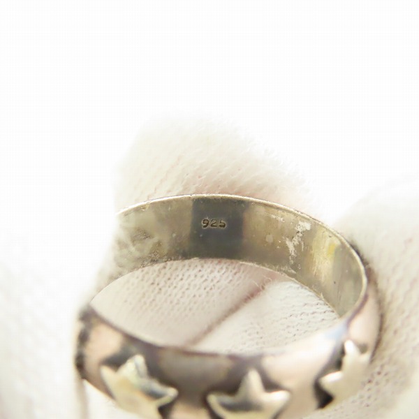 実際に弊社で買取させて頂いたHOLLYWOOD RANCH MARKET/ハリウッドランチマーケット ロゴ/スター シルバーリング/20号の画像 6枚目