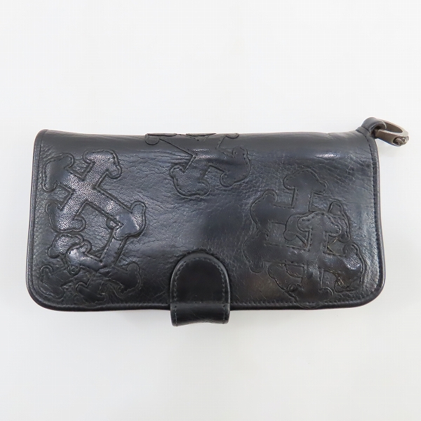 実際に弊社で買取させて頂いたSTANLEY GUESS/スタンリーゲス 1ボタン ロングウォレット ｗ/ガンズクロス の画像 1枚目