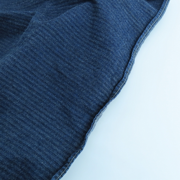 実際に弊社で買取させて頂いたTENDERLOIN/テンダーロイン DENIM HB SHT SNAP BUTTON/デニムヘリンボーンシャツ スナップボタン/Lの画像 7枚目