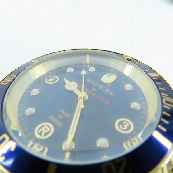 実際に弊社で買取させて頂いたA BATHING APE/アベイシングエイプ BAPE TYPE 1 BAPEX サルマリーナ 自動巻の画像 5枚目