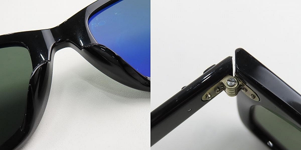 実際に弊社で買取させて頂いたRayBan/レイバン WAYFARER サングラス 偏光レンズ RB 2140-F 901/58の画像 3枚目
