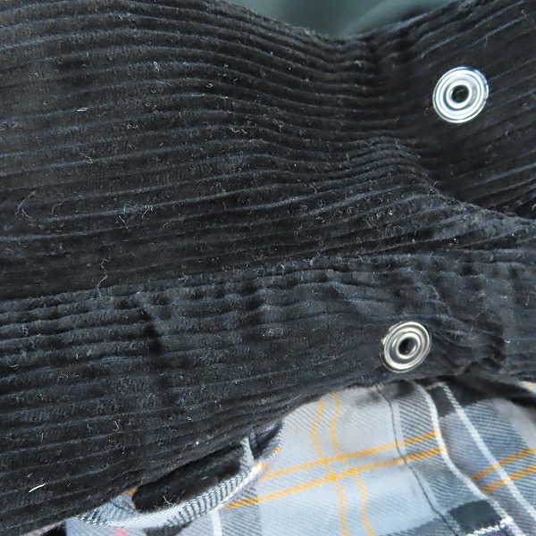 実際に弊社で買取させて頂いたBarbour/バブアー ポリエステル コーデュロイ 切替 ジャケット 232MCA0458/36の画像 7枚目