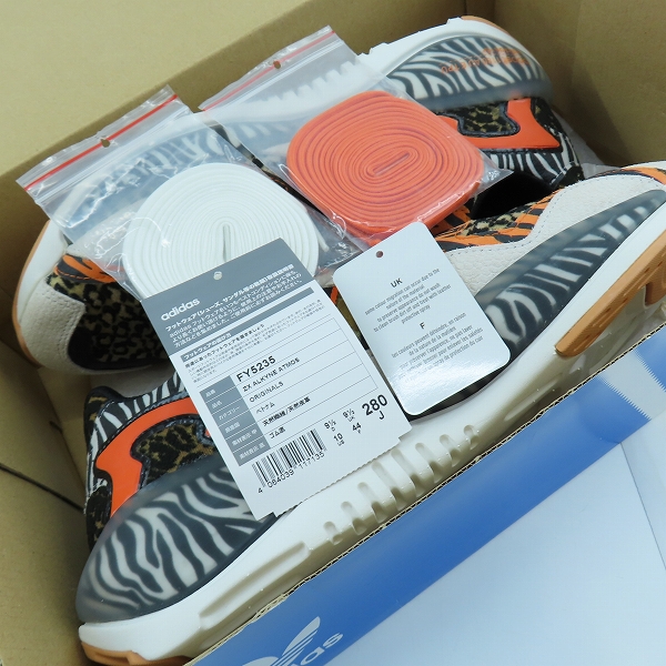 実際に弊社で買取させて頂いたadidas×atmos/アディダス×アトモス ZX ALKYNE "CRAZY ANIMAL" FY5235/28の画像 8枚目