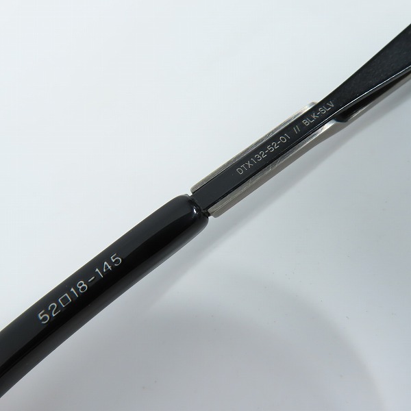 実際に弊社で買取させて頂いたDITA/ディータ STATESMAN SIX 度入り眼鏡/メガネフレーム DTX132-52-01の画像 5枚目