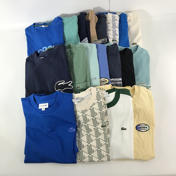 実際に弊社で買取させて頂いた【おまとめ】LACOSTE/ラコステ Tシャツ/長袖シャツ
