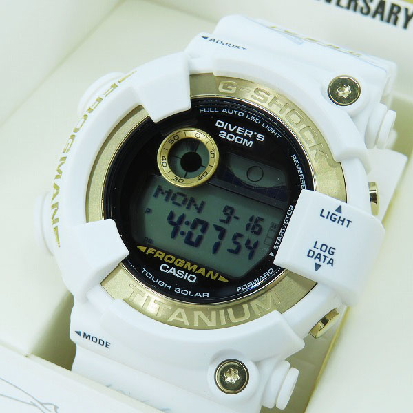 実際に弊社で買取させて頂いたG-SHOCK/Gショック フロッグマンICERCJapan/30周年記念モデルMASTER OF G SEA/タフソーラー GW-8201K-7JR