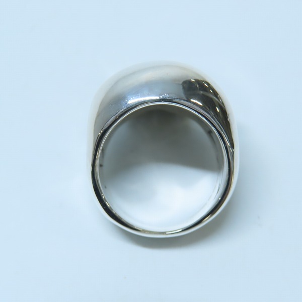 実際に弊社で買取させて頂いたCRAZY PIG/クレイジーピッグ LARGE EVIL SKULL/ラージ エビルスカル リングｗ/K18 ファングゴールド/14.5号の画像 5枚目