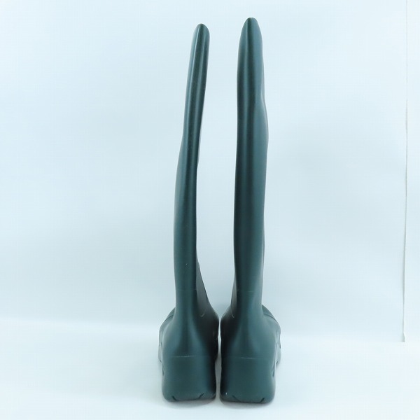 実際に弊社で買取させて頂いたBOTTEGA VENETA/ボッテガヴェネタ パドル ロングブーツ ダークグリーン/41の画像 1枚目