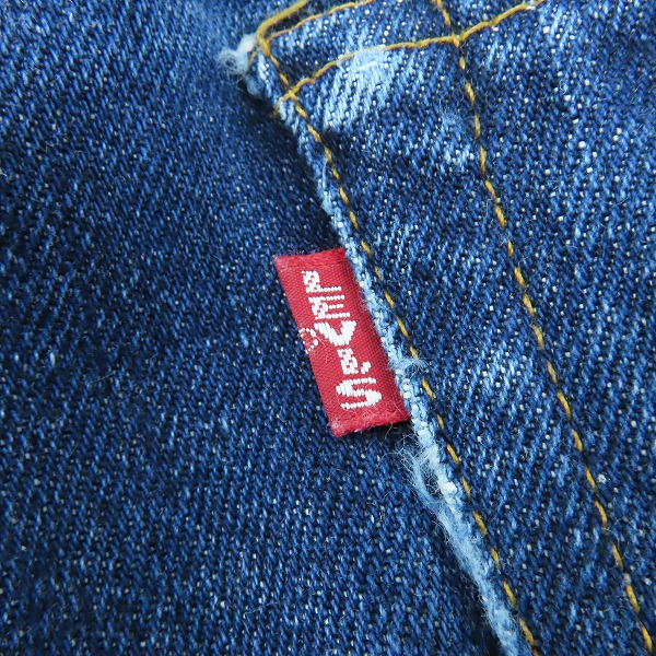 実際に弊社で買取させて頂いたLEVI'S/リーバイス 501XX 刻印555 ビッグE デニムパンツ W32L36の画像 7枚目