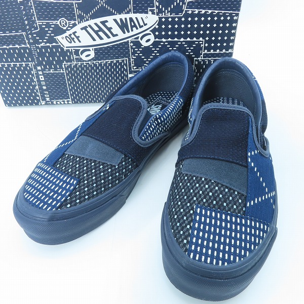 実際に弊社で買取させて頂いたVANS×FDMTL/バンズ×ファンダメンタル OG CLASSIC SLIP-ON/クラシック スリッポン 刺し子 VN0A32QNSJB/27.5