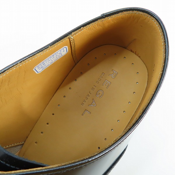 実際に弊社で買取させて頂いたREGAL/リーガル レザーシューズ 革靴 ストレートチップ 01JR CJ 27の画像 4枚目