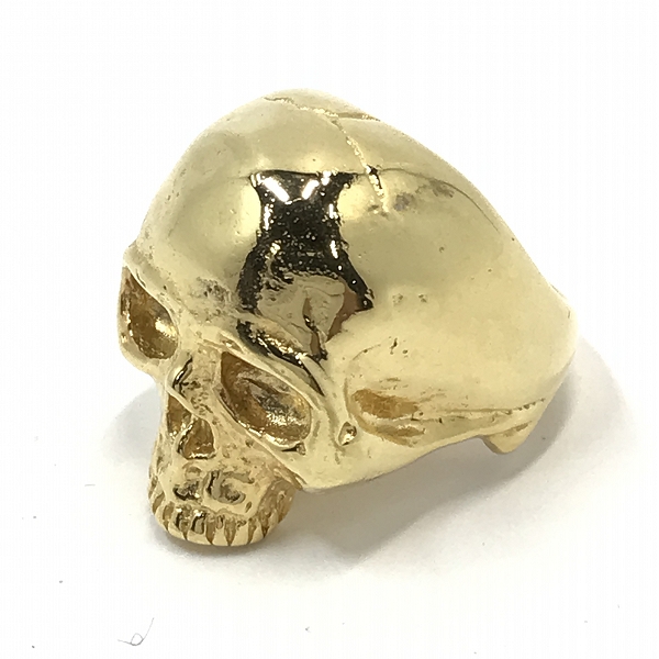 実際に弊社で買取させて頂いたmastermind JAPAN/マスターマインドジャパン ゴールドメッキ スカル リング 10号