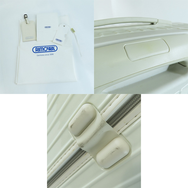 実際に弊社で買取させて頂いたRIMOWA×UNITED ARROWS別注/リモワ×ユナイテッドアローズ SALSA ECRU キャリーケース97L/810.90.531の画像 9枚目
