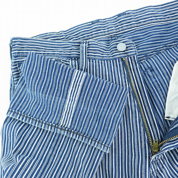 実際に弊社で買取させて頂いたEVISU/エヴィス ドットカモメ ストライプパンツ 2005/33×34の画像 2枚目