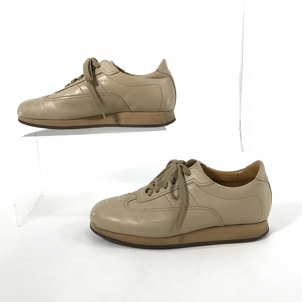 実際に弊社で買取させて頂いたBURBERRY/バーバリー レザー シューズ スニーカー BU1340/24.0の画像 3枚目