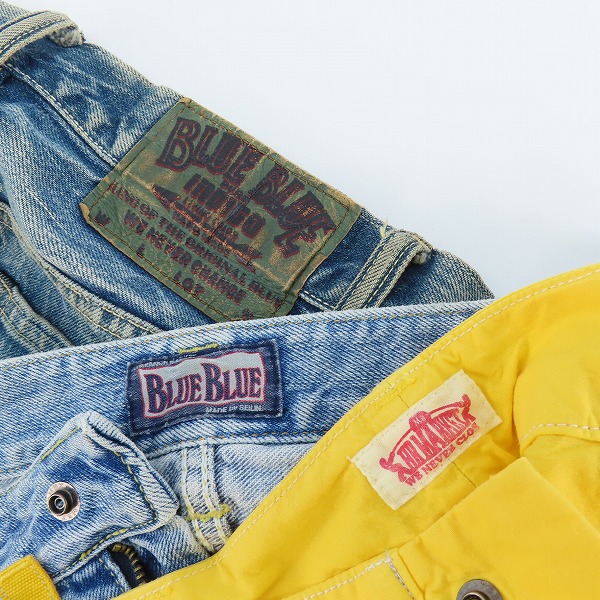 実際に弊社で買取させて頂いたBLUE BLUE/ブルーブルー H.R.MARKET/ハリウッドランチマーケット ハーフパンツ/デニムパンツ 3点セットの画像 3枚目