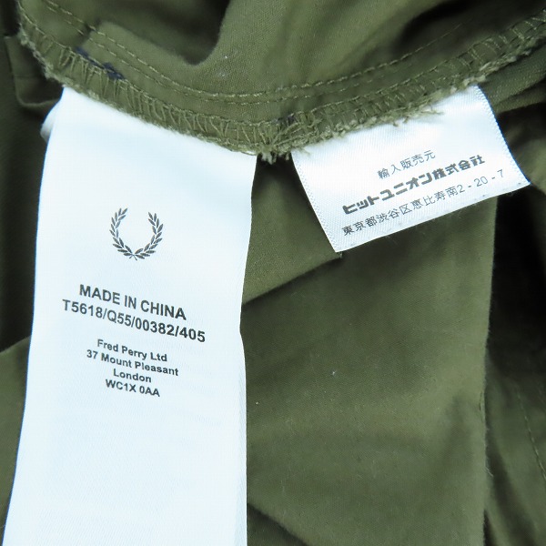 実際に弊社で買取させて頂いたFRED PERRY/フレッドペリー イージーパンツ/チノパンツ/Ｍの画像 4枚目