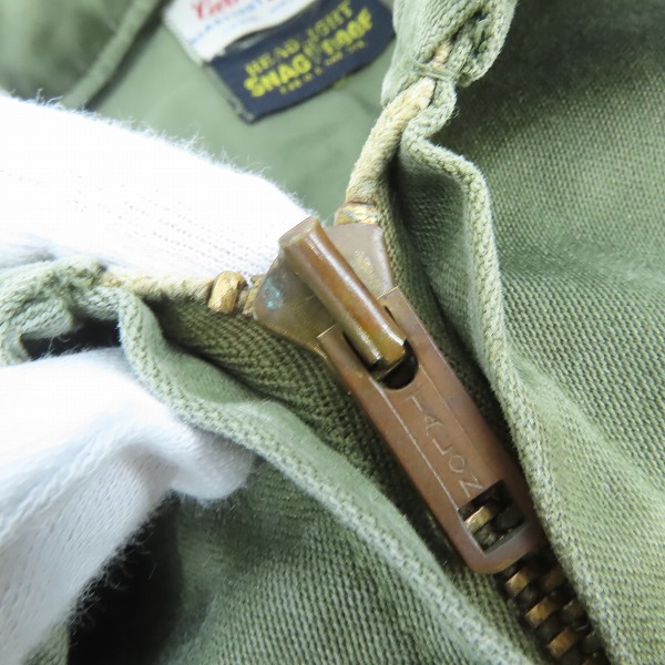 実際に弊社で買取させて頂いたCarhartt HEAD LIGHT FINCK/カーハート ヘッドライト フィンク 60s ビンテージ ワークジャケットの画像 4枚目