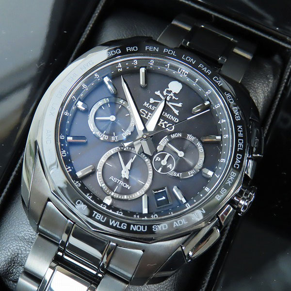 実際に弊社で買取させて頂いたSEIKO×MASTERMIND/セイコー×マスターマインド ASTRON Revolution Line 数量限定150本 腕時計 5X53-0AR0/SBXC041