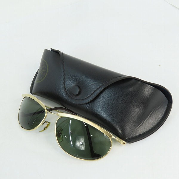 実際に弊社で買取させて頂いたRayBan/レイバン B&L メタルツイストオーバル  サングラス/アイウェア W2568の画像 9枚目