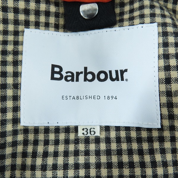 実際に弊社で買取させて頂いたBarbour/バブアー SHIPS別注 BEDAILE ナイロンジャケット 2002274/36の画像 3枚目