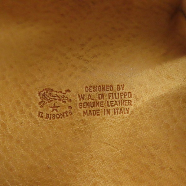 実際に弊社で買取させて頂いたIL BISONTE/イルビゾンテ レザーコインケースの画像 4枚目